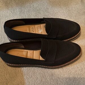 Me too Black Loafers
